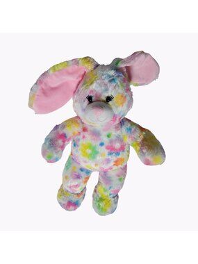 Build a Bear Flower Power Blossom Bunny 16 in Plush Rabbit Easter Stuffed Animal